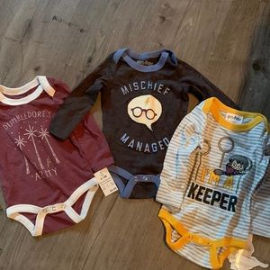 ❗️SOLD HARRY POTTER baby onesies 0-3M